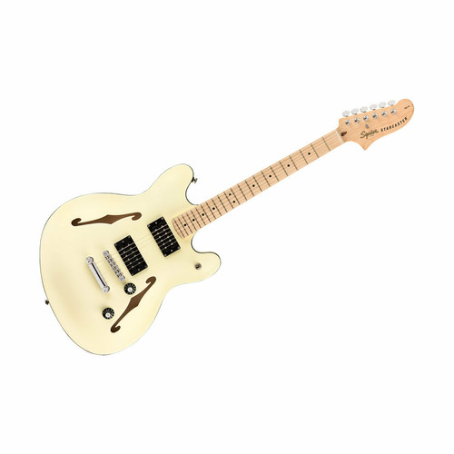 Squier by FENDER - Affinity Starcaster MN Olympic White Squier by FENDER Squier by FENDER  - Guitares électriques