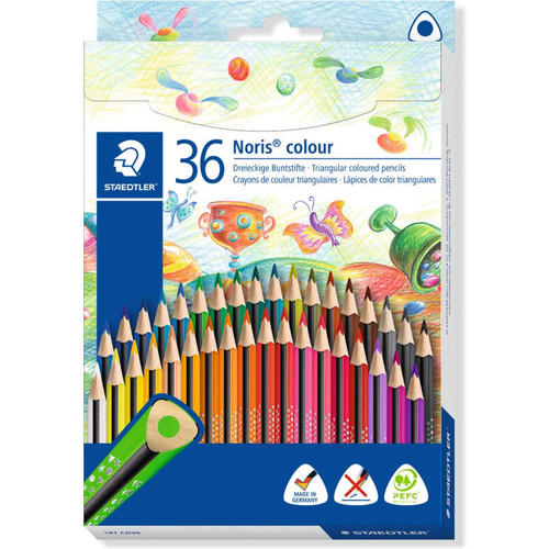 Staedtler - STAEDTLER Crayon de couleur Noris colour, étui carton de 36 () Staedtler  - Marchand Stortle