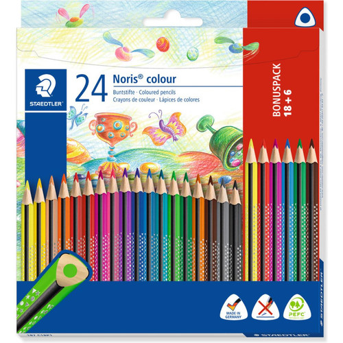 Staedtler - STAEDTLER Crayon de couleur triangulaire Noris colour, étui () Staedtler  - ASD