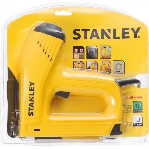 Stanley - Agrafeuse électrique STANLEY - 6-TRE550 avec câble de 2,5 m pour agrafe de type G et clous de type J - Gamme PRO - Stanley