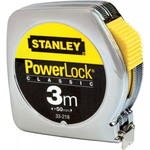 Stanley - MESURE 3M X 12,7MM POWERLOCK CLASSIC MET Stanley  - Matériaux & Accessoires de chantier