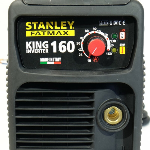Stanley Poste à souder inverter STANLEY FATMAX KING 160 PRO 100% Duty cycle MMA Electrodes Acier Inox Fonte Basiques 1.6 à 4 mm