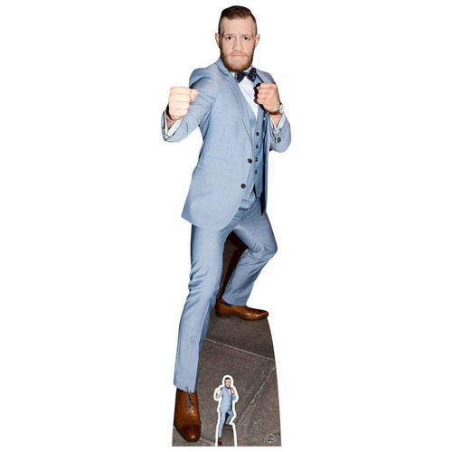 Star Cutouts - Figurine en carton  Conor McGregor Champion MMA  - Haut 180  cm Star Cutouts - Maison Bleu petrole