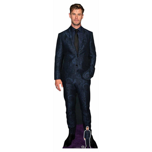 Star Cutouts - Figurine en carton Chris Hemsworth en costume bleu 190 cm Star Cutouts - Maison Bleu petrole