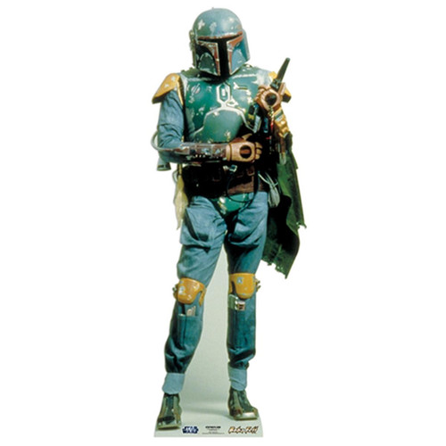Star Cutouts - Figurine en carton taille réelle Boba Fett Star Wars Mandalorian H 187 CM - Statues Vert