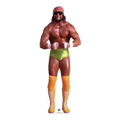 Star Cutouts - Figurine en carton WWE "Macho Man" Randy Savage 186 cm Star Cutouts  - Statues Or