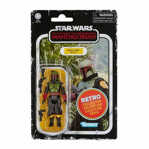 Star Wars - Hasbro Star Wars Retro Collection Boba Fett (Morak) Toy 9.5 cm-Scale Star Wars: The Mandalorian Collectible Action Figure, Toys Kids 4 and Up F4461 Star Wars  - Star Wars