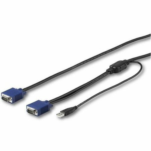 Startech - STARTECH StarTech.com Câble switch KVM USB VGA de 4,6 m pour consoles StarTech.com - Cordon KVM USB Startech  - Câble et Connectique
