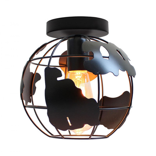 Stoex - Plafonnier Industrielle Cage forme Carte 20cm , Vintage Lampe de Plafond en Méta Stoex  - Luminaires