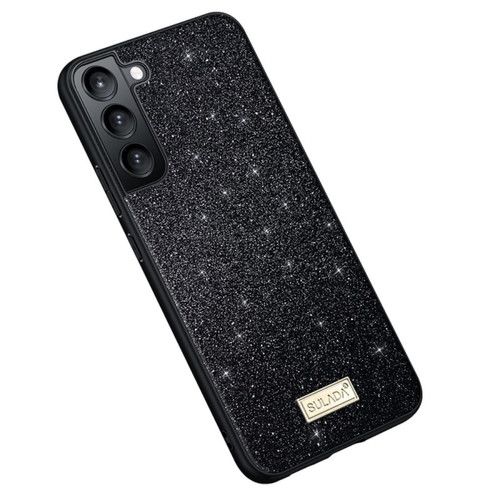 Sulada - Coque en TPU + PU SULADA motif paillettes scintillantes noir pour votre Samsung Galaxy S22 5G Sulada  - Accessoires et consommables