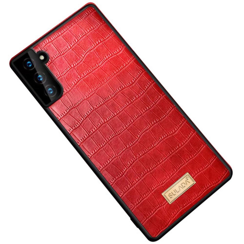 Sulada - Coque en TPU + PU SULADA texture croco rouge pour votre Samsung Galaxy S22 Plus 5G Sulada  - Accessoires et consommables