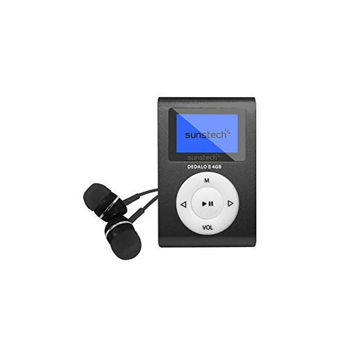 Sunstech - MP3 4GB 1.1" Radio USB Headphones Black - Drone caméra Drone connecté
