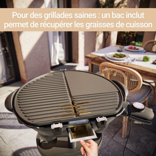 Suntec Barbecue électrique sur pied  Suntec BBQ-9479  - grill de table électrique, thermostat réglable, max. 2400 w