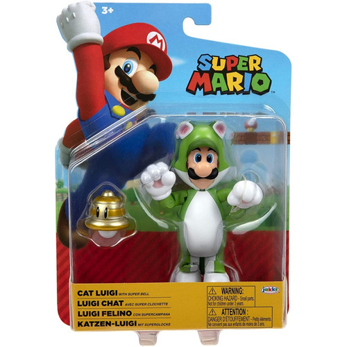 Super Mario - Super Mario Figurine d'action Luigi Super Mario  - Super Mario