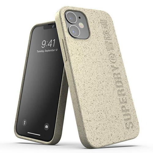 Superdry - superdry snap iphone 12 mini coque compostable sable/sable 42623 Superdry  - Superdry