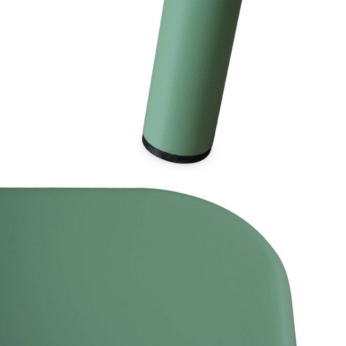 Ensembles canapés et fauteuils Table de jardin en métal 160x90cm vert jade l sweeek