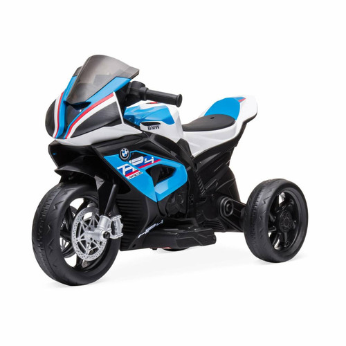 sweeek - BMW HP4, moto électrique bleue pour enfants 6V 4Ah  | sweeek sweeek  - Circuits