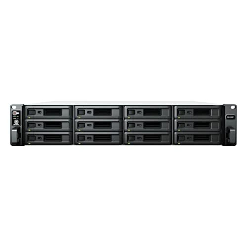 Synology - Rackstation, 12-BAY, AMD QUAD CORE, 8GB RAM (replace RS2421RP+), Synology HDD/SSD Only Synology  - Synology