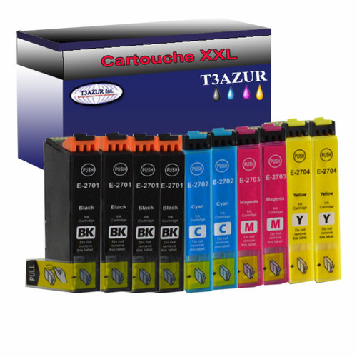 T3Azur - 10x Epson T27XL -Compatible T3Azur - Cartouche, Toner et Papier