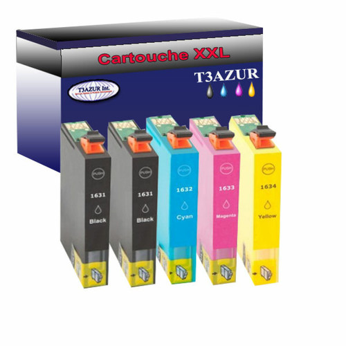 T3Azur - 5x Epson T16XL-Compatible T3Azur  - Cartouche, Toner et Papier