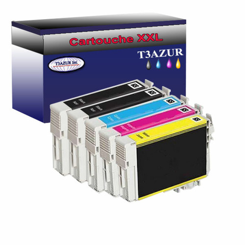 T3Azur - 5x Epson T18XL-Compatible T3Azur  - Cartouche, Toner et Papier