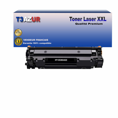 T3Azur - T3AZUR - Toner compatible avec Canon 728/ 725/ 726 pour Canon LBP-3108, LBP-3150, LBP-3250, LBP-6000 Noir - 2 000p T3Azur  - Cartouche, Toner et Papier