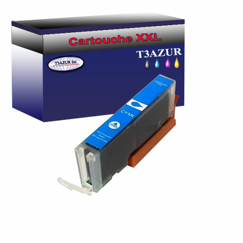 T3Azur - Cartouche Compatible Canon CLI581 Cyan - T3AZUR T3Azur  - Cartouche, Toner et Papier