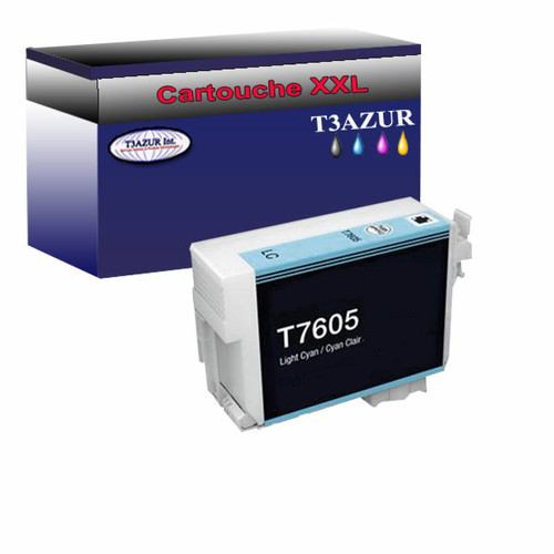 T3Azur - Epson T7605 -Compatible T3Azur  - Cartouche, Toner et Papier
