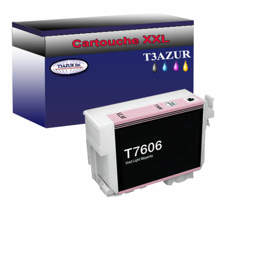 T3Azur - Epson T7606 -Compatible T3Azur  - Cartouche d'encre