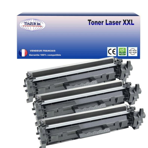 T3Azur - 3 Toners compatibles avec HP LaserJet Pro MFP M130fw, MFP M130nw T3Azur  - Cartouche, Toner et Papier
