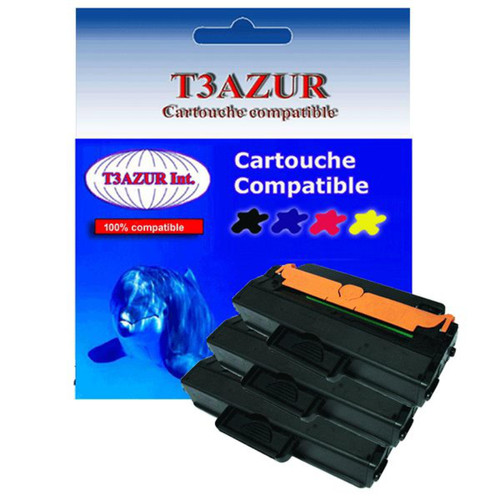 T3Azur - 3 Toners Laser compatibles pour Samsung ML2955FW, ML2955ND (MLT-D103L) - 2 500 pages - T3AZUR T3Azur  - Cartouche d'encre
