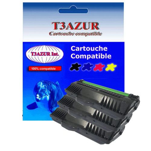 T3Azur - 3 Toners Laser compatibles pour Xerox Phaser 3115, 3116 - 3 000 pages - T3AZUR T3Azur  - Cartouche d'encre