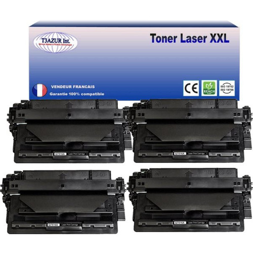 T3Azur - 4 Toners compatibles  pour HP Laserjet 5200, 5200D, 5200DTN T3Azur  - Cartouche, Toner et Papier