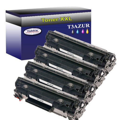 T3Azur - Lot de 4 Toners compatibles HP LaserJet Pro M201dw, M201n - 1 500p - T3AZUR T3Azur  - Cartouche d'encre