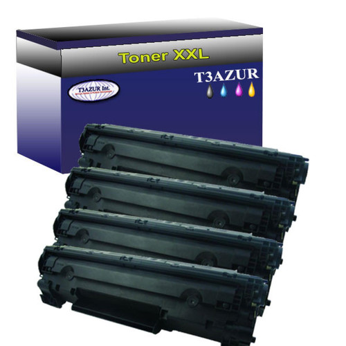 T3Azur - Lot de 4 Toners compatibles HP LaserJet Pro P1566, P1606DN - 2 000p - T3AZUR T3Azur  - Cartouche d'encre