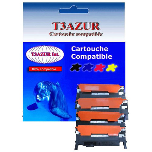 T3Azur - Lot de 4 Toners Laser compatibles pour Samsung CLX3304, CLX3305 - T3AZUR T3Azur  - Accessoires et consommables