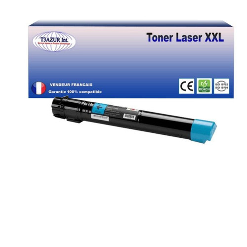 T3Azur - Toner compatibleXerox  Phaser 7500Vdx,7500Vn, 7500Vdt Cyan - 17 800 pages - T3AZUR T3Azur  - Toner