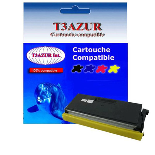 T3Azur - Toner Laser compatible pour Brother HL-1240, HL-1250, HL-1270  (TN6600)  - T3AZUR T3Azur  - Cartouche, Toner et Papier