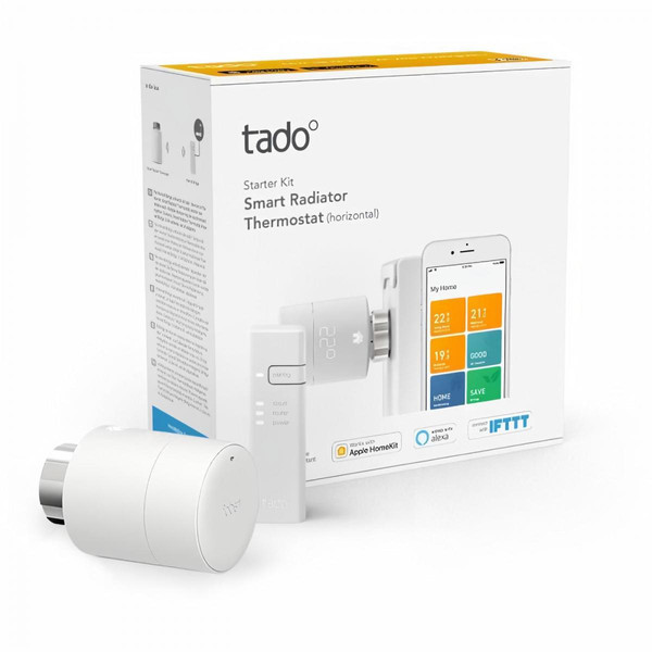 Accessoires de sèche-serviette Tado TADO Tete Thermostatique connectée Kit de démarrage V3+
