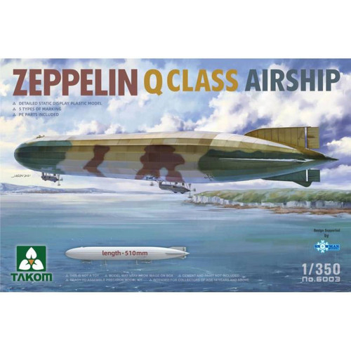 Takom - Maquette Avion Zeppelin Q Class Airship Takom  - ASD