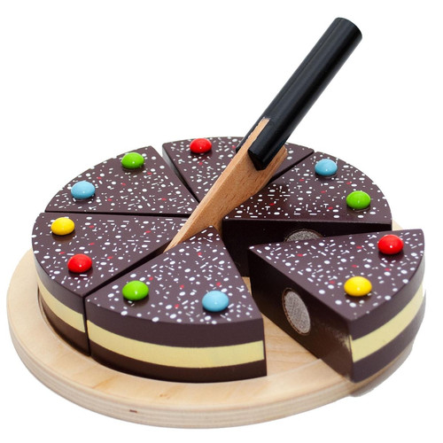Tanner - Gâteau au chocolat avec set de découpe Tanner  - Jeux d'imitation