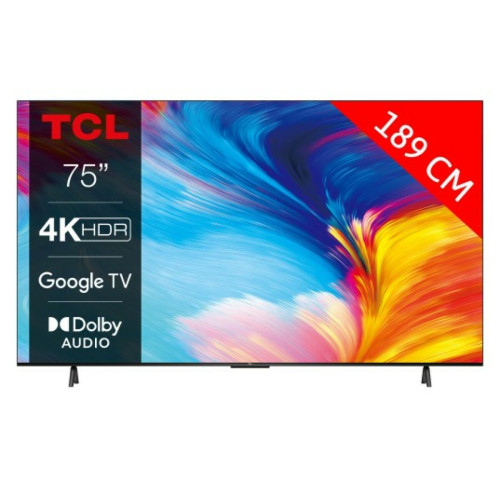 TCL - TV LED 4K 189 cm 75P635 Google TV - TCL