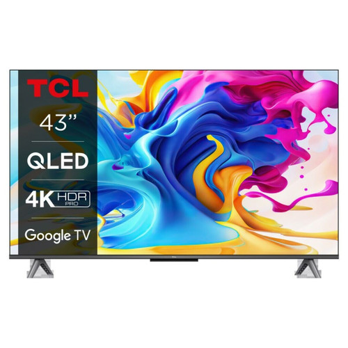 TCL - TV intelligente TCL 43C649 4K Ultra HD 43" QLED Direct-LED AMD FreeSync - Bonnes affaires TV, Télévisions