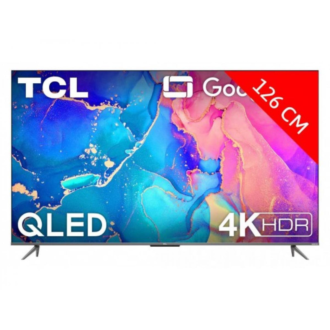 TV 50'' à 55'' TCL TV QLED 4K 126 cm TV 4K QLED 50QLED760 Google TV