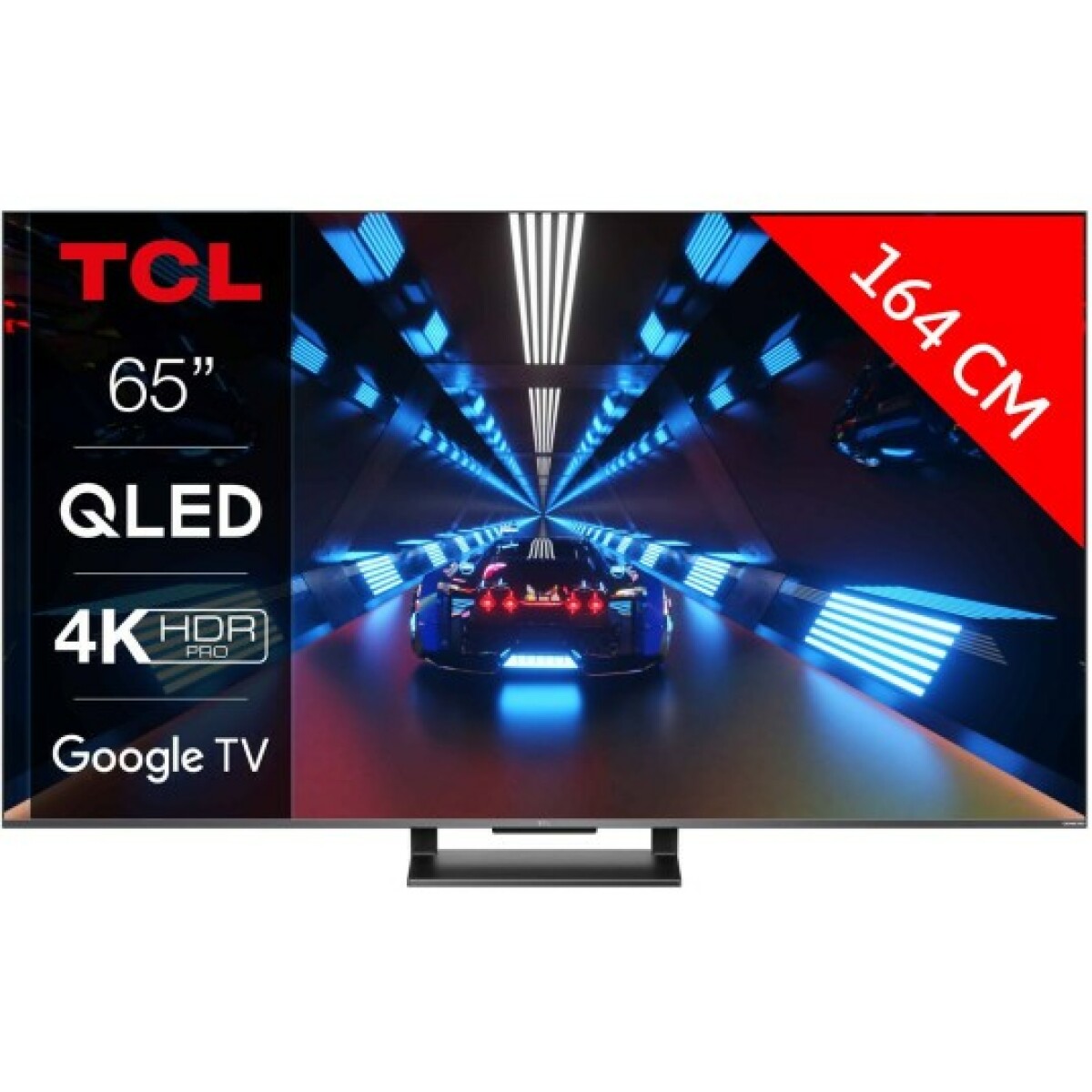 TV QLED 4K 164 cm TV 4K QLED 65C731 144Hz Google TV