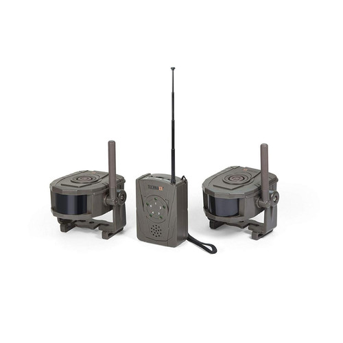 Technaxx - Technaxx Wireless Security Alarme Détection de mouvement-TX 104 Récepteur avec 2 capteurs à la chasse/camping/surveillance caméra de sécurité dans la maison chasse Alarme - Jardinerie