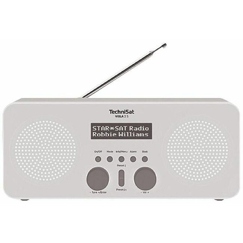 Technisat - TechniSat VIOLA 2 S ? Radio DAB portable (DAB+, FM, réveil, haut-parleur stéréo, prise casque, Aux-In, écran double, contrôle au clavier, 4 Watt RMS) Noir Technisat  - Son audio