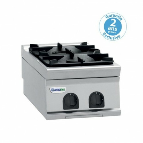 TECNOINOX - Plaque de cuisson - top 2 feux vifs gaz - gamme 900 TECNOINOX  - Rechaud 2 feux