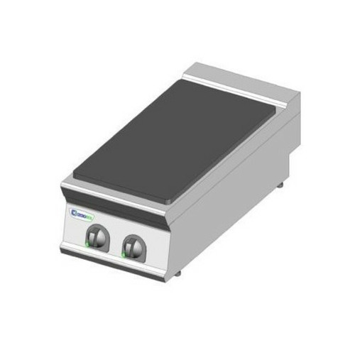 TECNOINOX - Plaque électrique de mijotage simple à poser - 2 plaques - gamme 900 - module 400 - Tecnoinox TECNOINOX  - Cuisinière Gaz