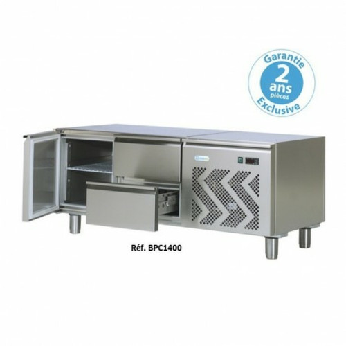 TECNOINOX - Soubassement réfrigéré 4 tiroirs - 170 litres - gamme 700 TECNOINOX  - Refrigerateur 170 cm hauteur